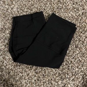 Lululemon size 4 black biker shorts